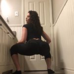Black leggings tease counter poop with TinaAmazon Fart Scat Porn [UltraHD/4K]
