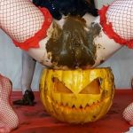 Happy Halloween with Anna Coprofield Extreme Scat [FullHD]